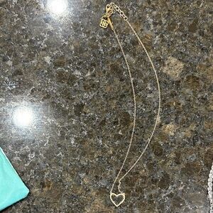 Kendra Scott Gold Heart Necklace